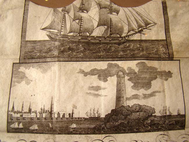 A superb Meditteranean Ships Passport document signed on February 26, 1818 by President James Monroe and Secretary of State and future President John Quincy Adams. — image 5